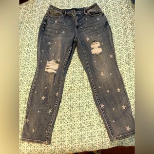 Judy Blue Star Crossed Distressed jeans 18W